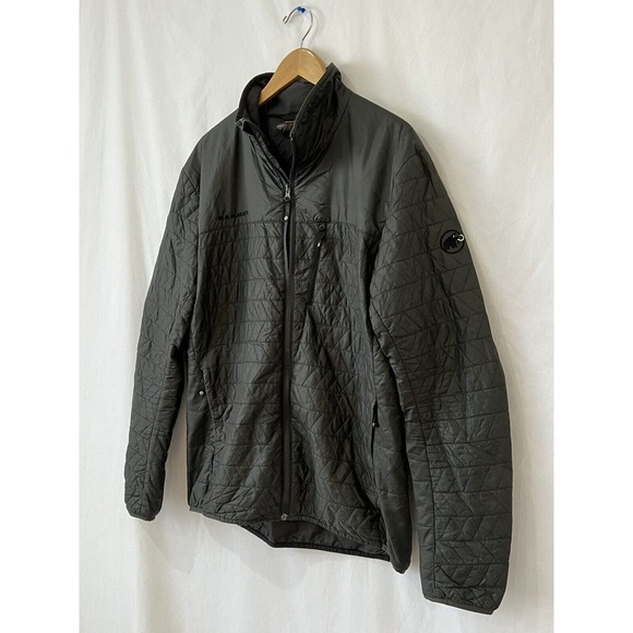 Mammut Puffer Jacket XL Women Gray Poly Zip Ajungilak OTI Element Styl 1010-1842 - Picture 3 of 9